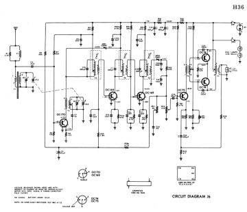 HMV ;Australia J6 schematic circuit diagram